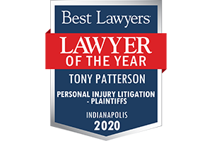 Best Lawyers badge of Tony Patterson. Lawyer of the year. 2020