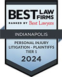 Best Law Firms | Ranked By Best Lawyers | Indianapolis | Personal Injury Litigation - Plaintiffs | Tier 1 | 2024