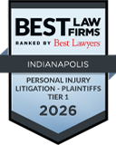 Best Law Firms Raked By Best Lawyers | Indianapolis | Personal Injury Litigation - Plaintiffs | Tier 1 | 2026
