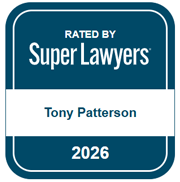 Rated By Super Lawyers | Rising Stars | Tony W. Patterson | 2026