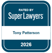 Rated By Super Lawyers | Rising Stars | Tony W. Patterson | 2026