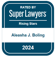 Rated By Super Lawyers | Rising Stars | Aleasha J. Boling | 2024